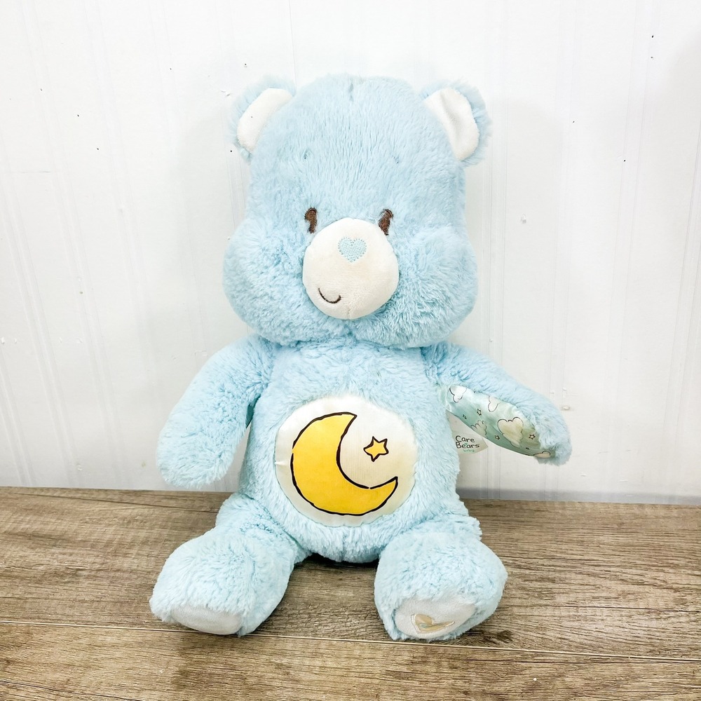 Care Bears Baby Bedtime Bear Plush Blue Moon Star 12 Inch Stuffed Animal Toy
